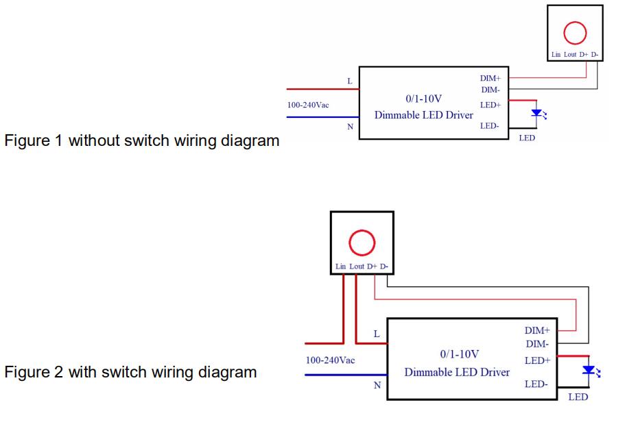 Whole 1 10v Led Dimmer Switch, Wiring Diagram Led Dimmer Switch
